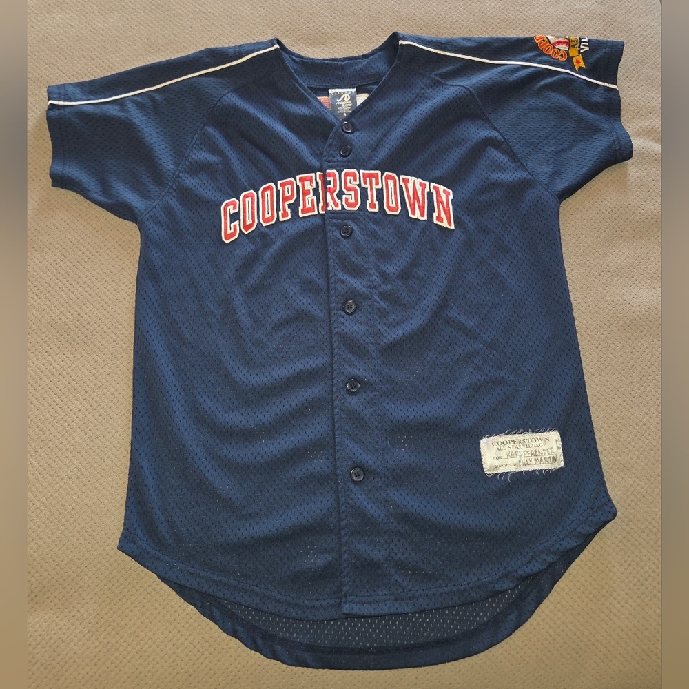 Cooperstown All Star village Blue Jersey #11 Adult Small Preowned jersey - Picture 3 of 13